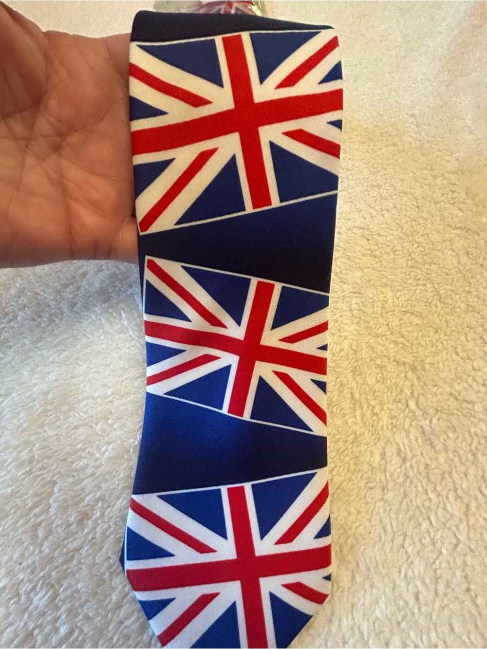 🎁3 for $30 - Union Jack Flag Necktie